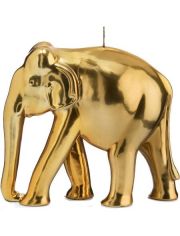 Wiedemann BIG Edition dekorative Kerze Elefant, goldfarben